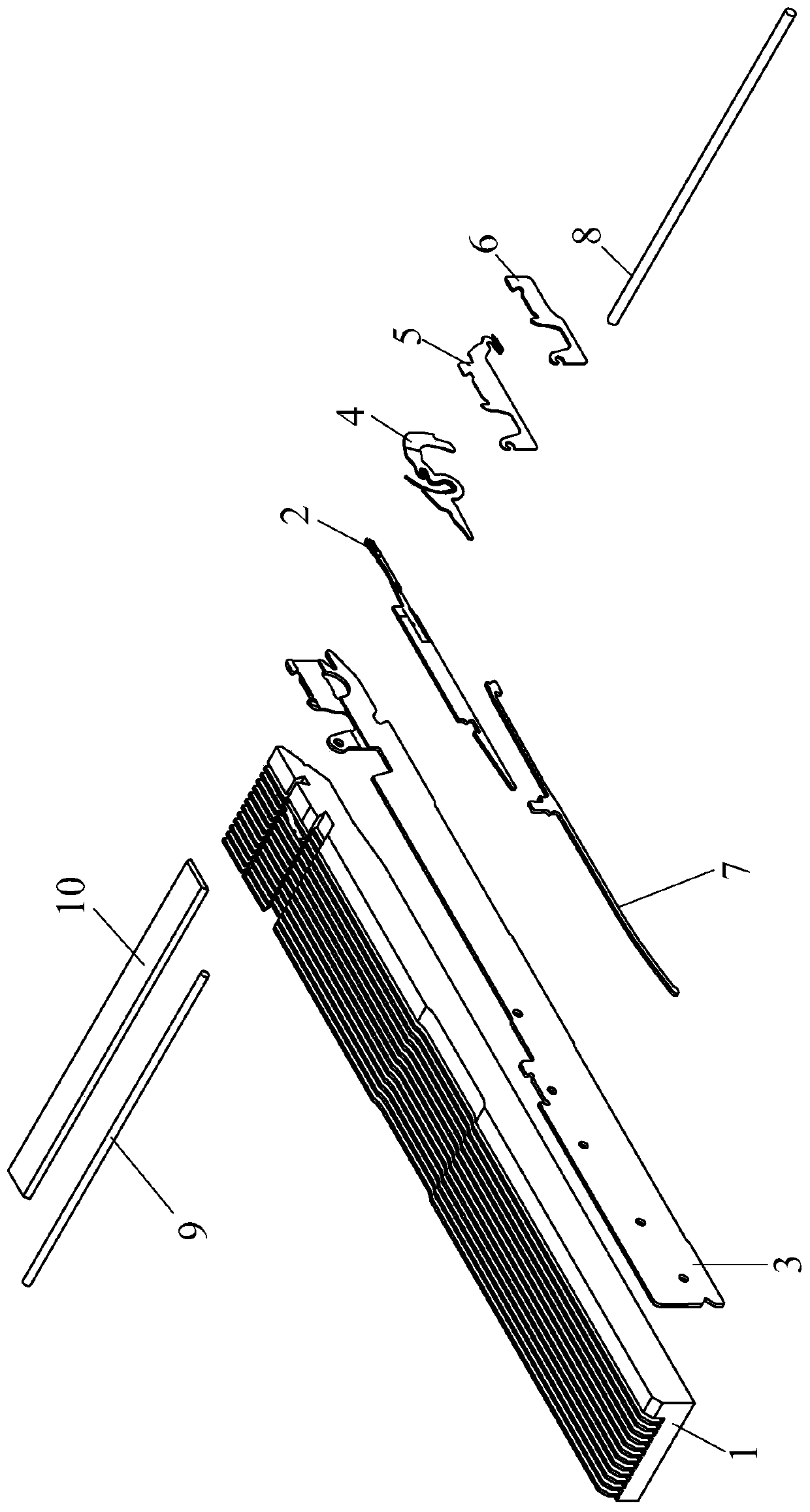 Atmospheric sinker mechanism and computerized flat knitting machine