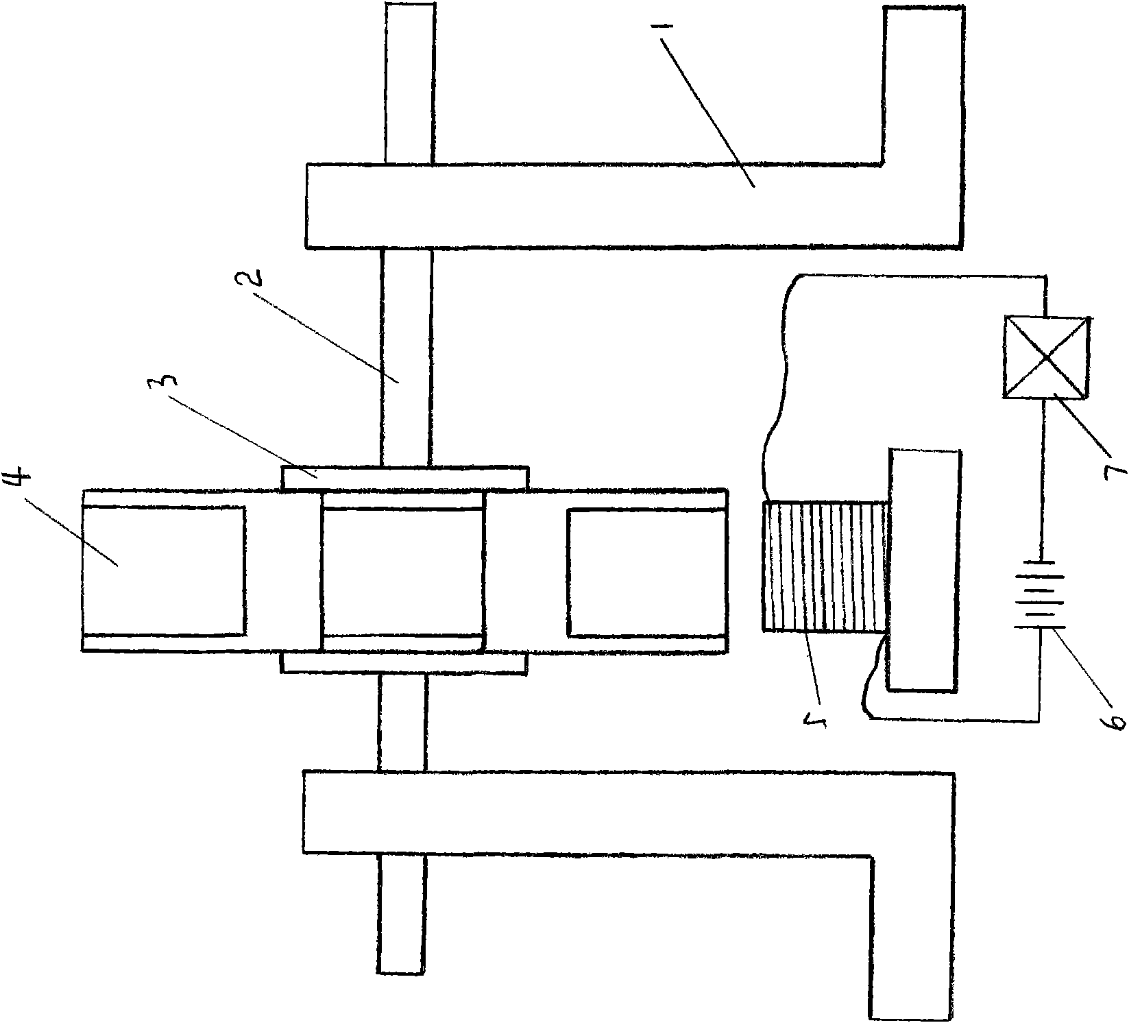 Magnetic control power machine