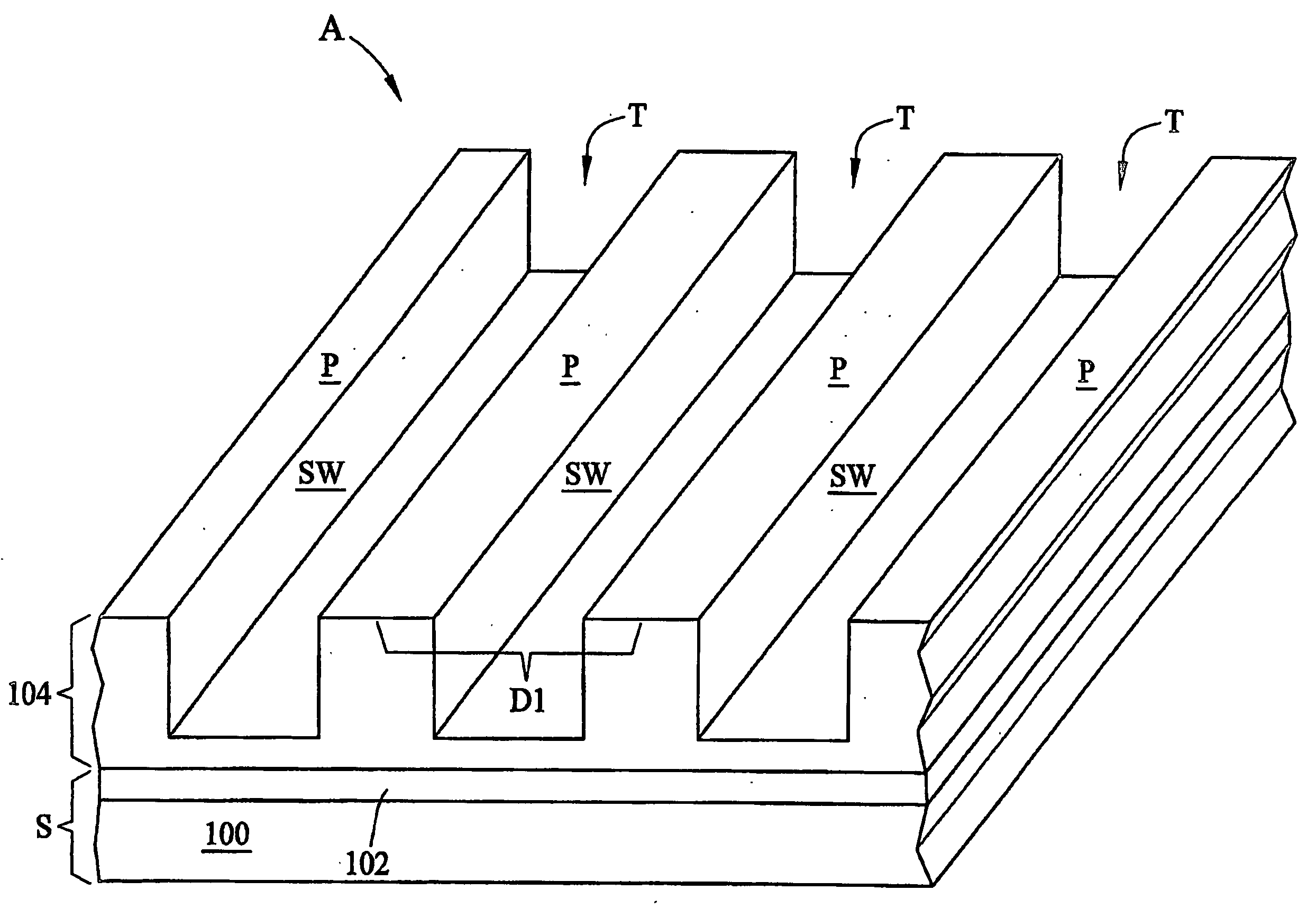 Methods for nanoscale structures from optical lithography and subsequent lateral growth