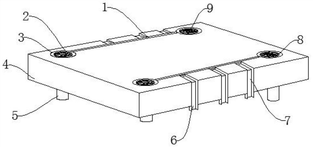 Drainage structure of bridge panel