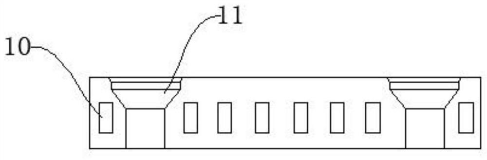 Drainage structure of bridge panel