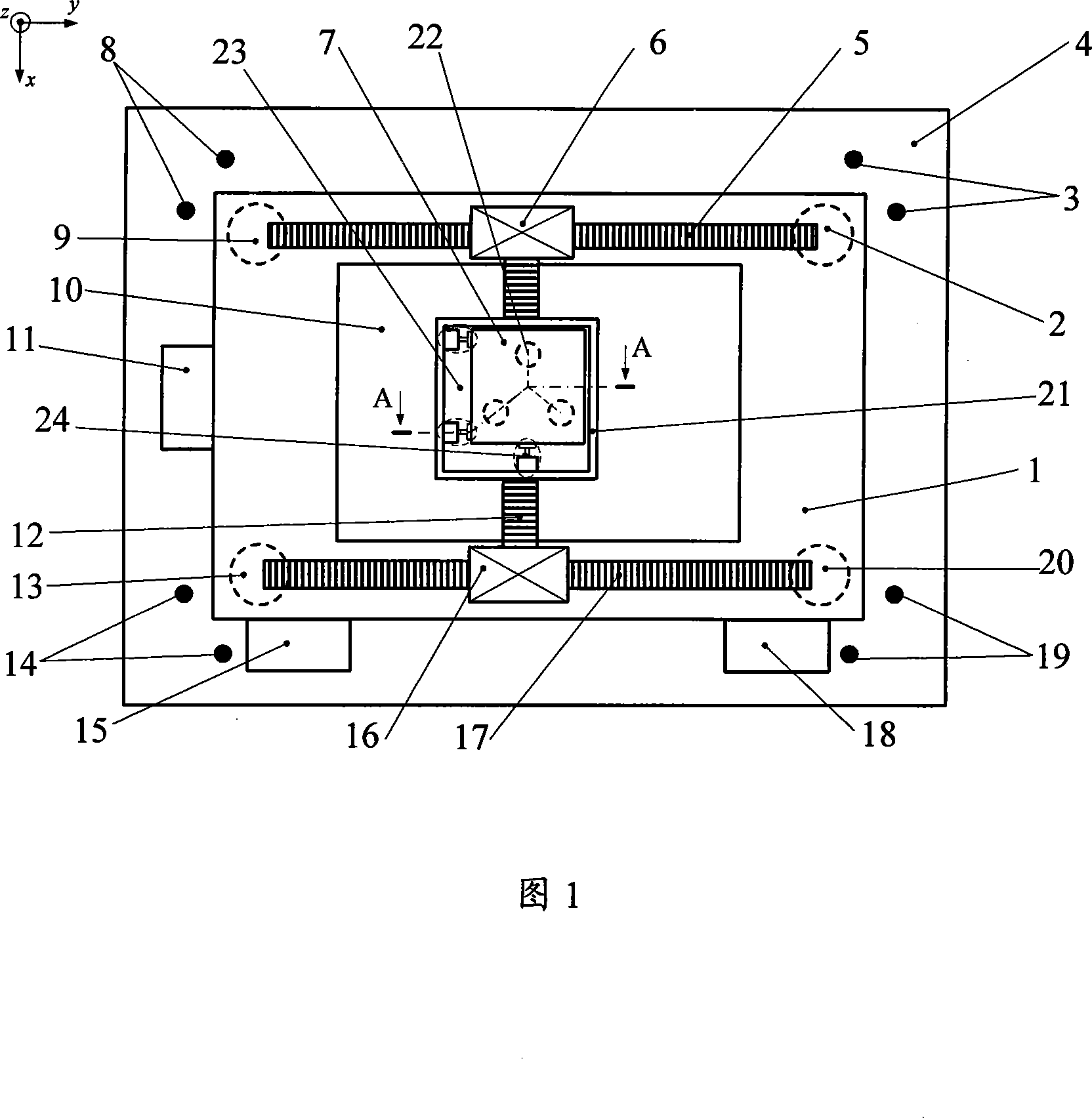 Balance mass orientation system for workpiece platform