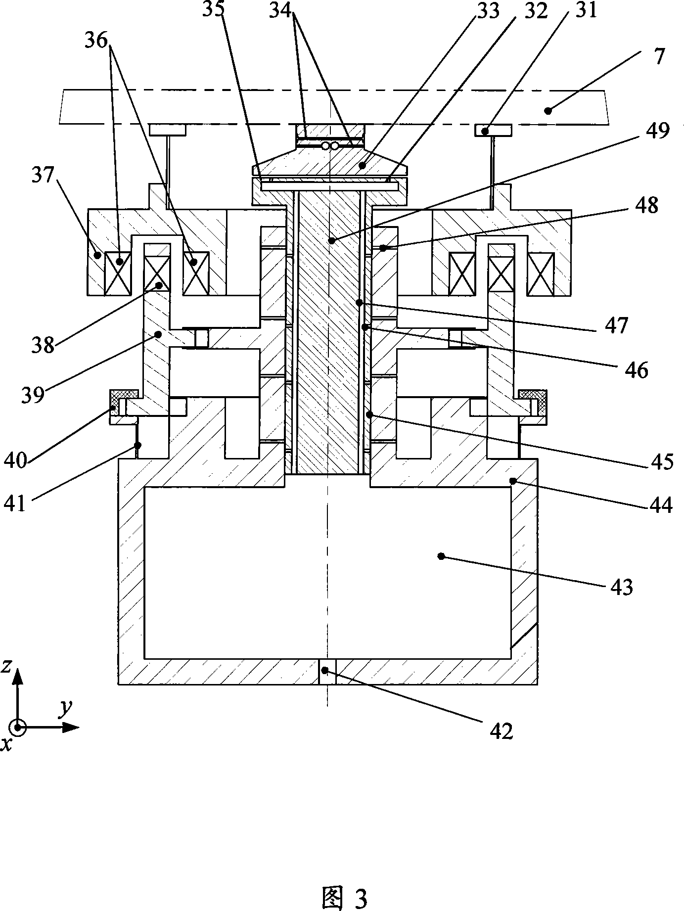 Balance mass orientation system for workpiece platform