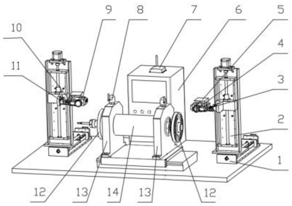 An ultra-precise flexible rotor double-sided on-line deweighting dynamic balancing system