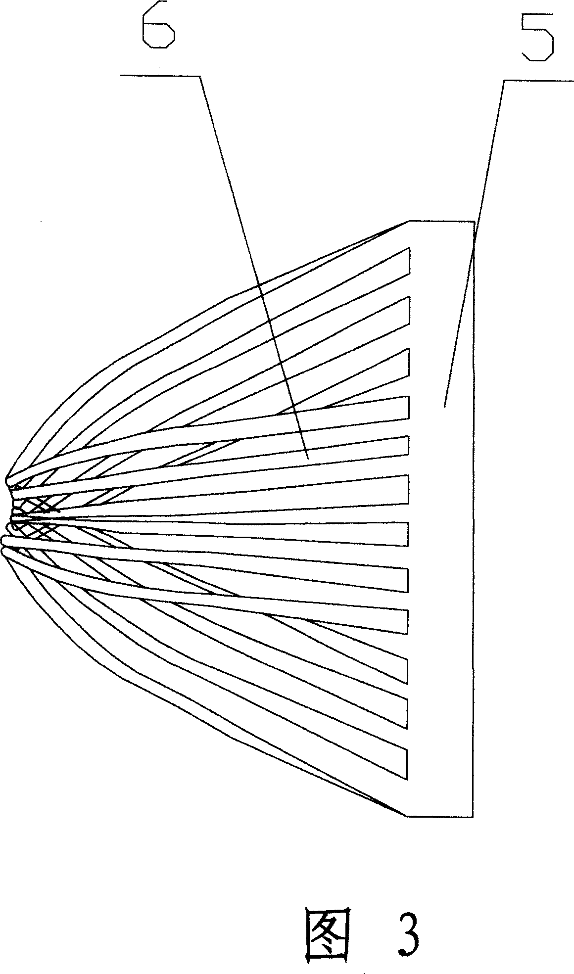 Flow-disturbing type air inlet pipe of muffler