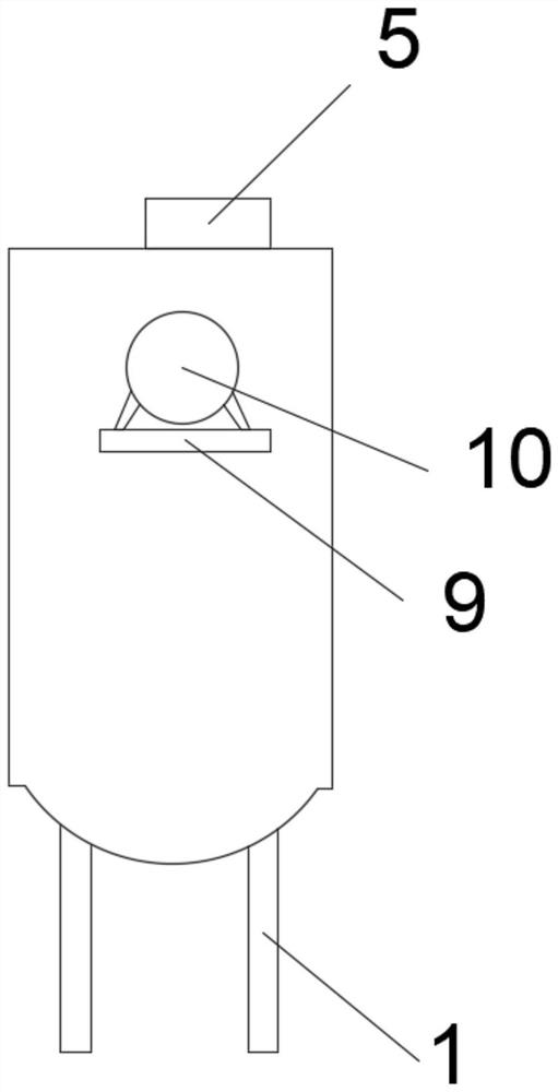 Dry material composting fermentation box