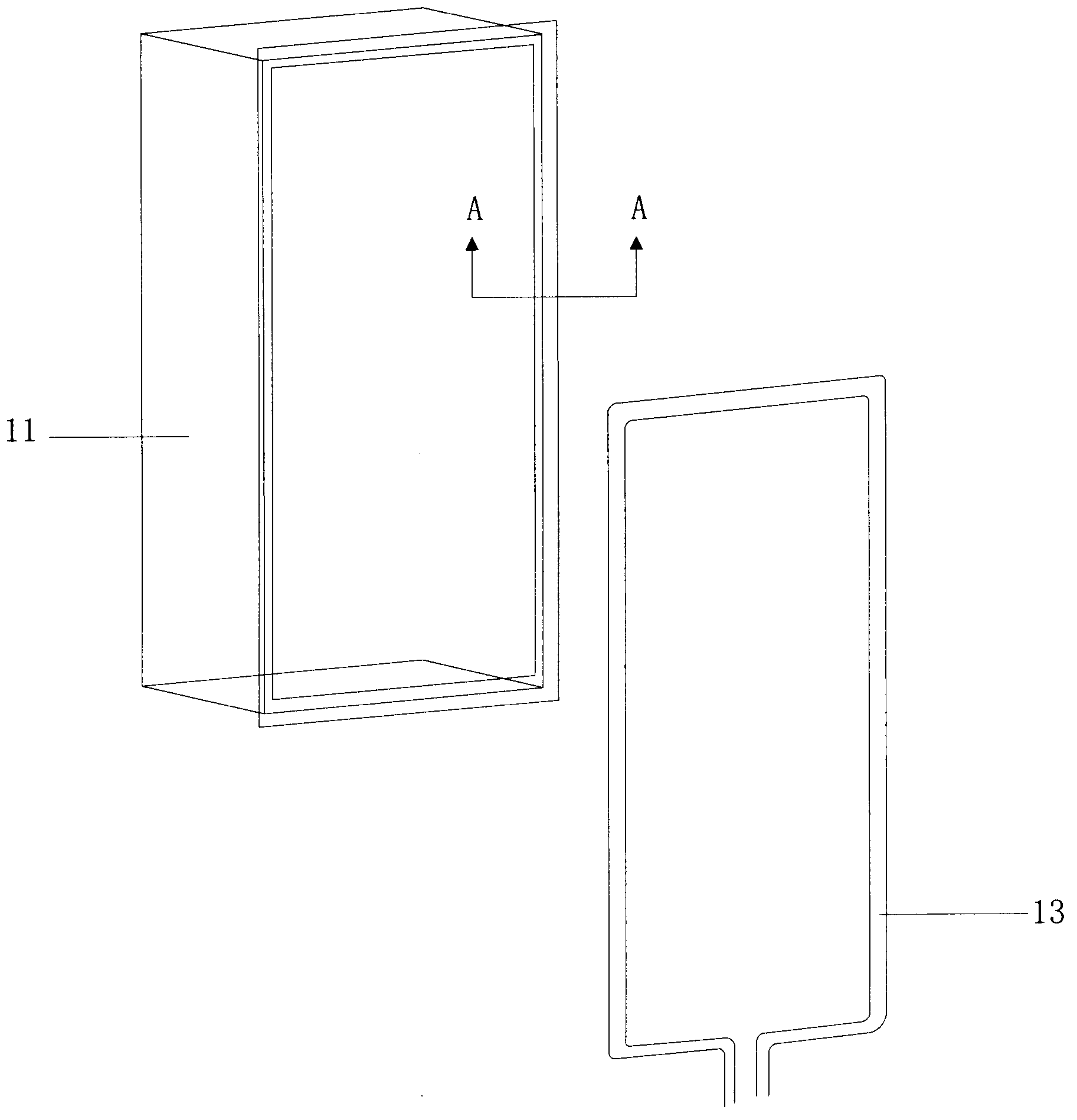 Refrigerating device and manufacturing method thereof