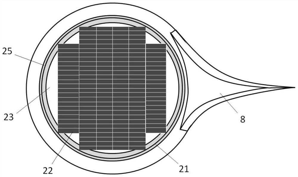 Small sea surface wave energy photo-thermal combined power generation system