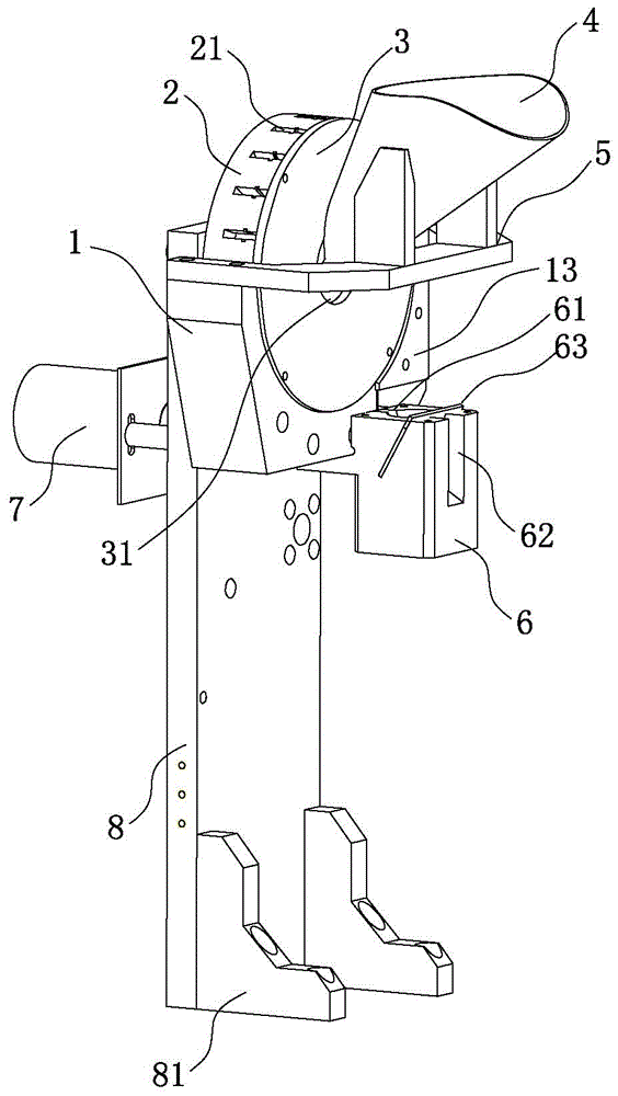 Automatic feeding device for terminal crimping machine