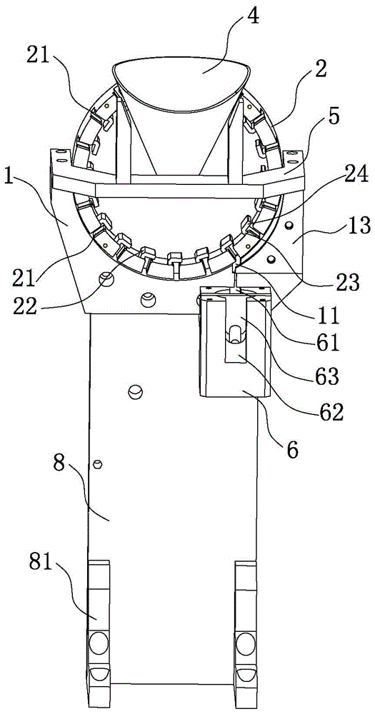 Automatic feeding device for terminal crimping machine