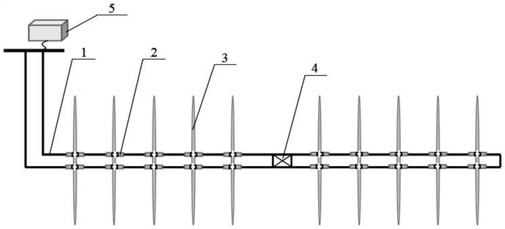 System and method for realizing staged multi-cluster fracturing and multi-crack balanced expansion of horizontal well