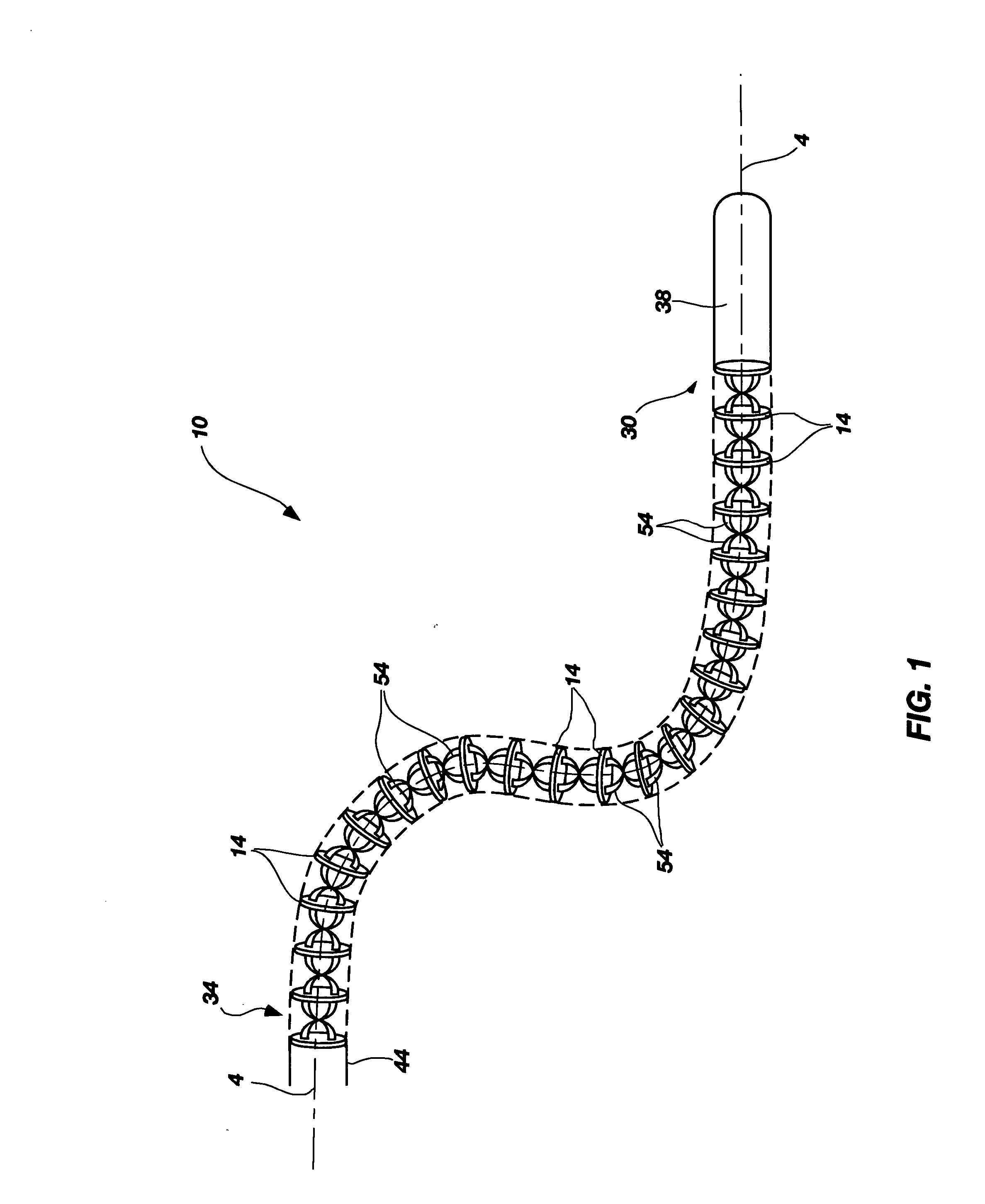 Mechanical serpentine device