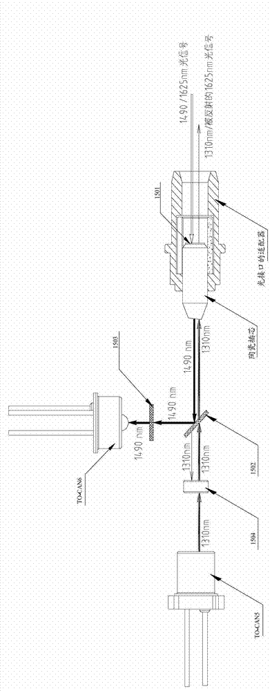 Passive optical network and optical network unit optical module thereof