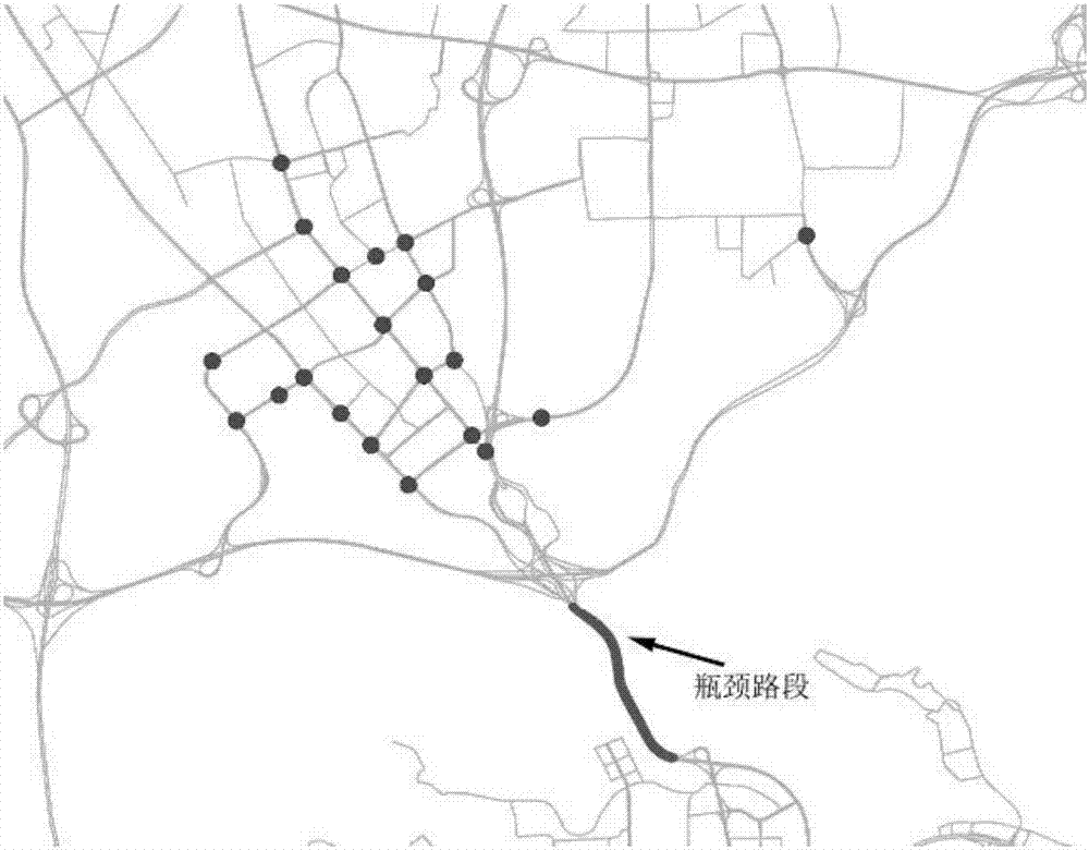 Dynamic traffic restriction method based on route analysis