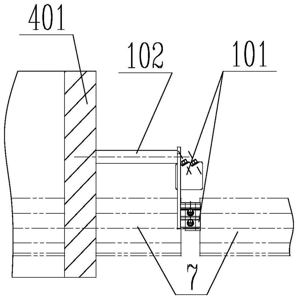 Steel rail aligning mechanism and aligning method