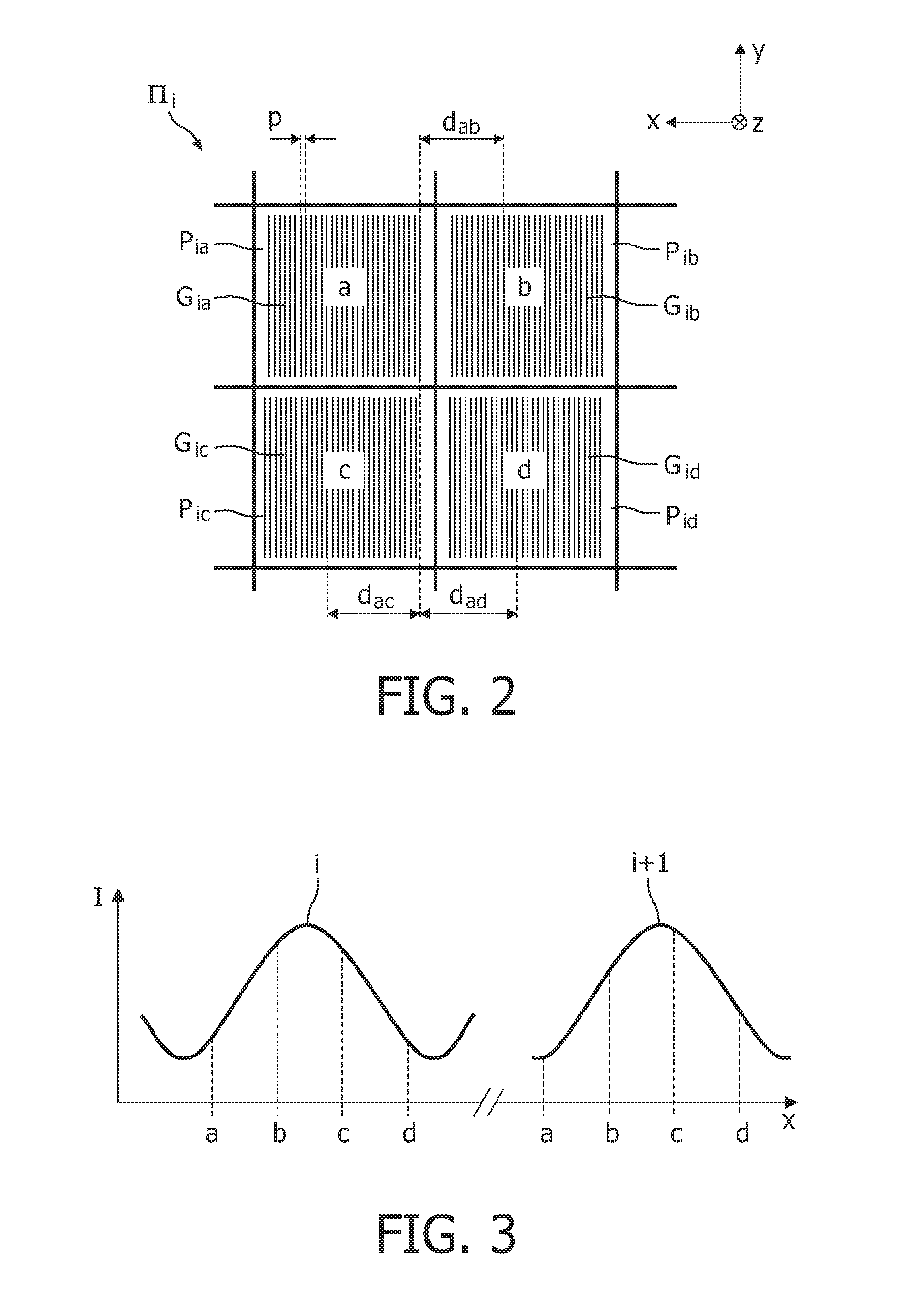 X-ray detector for phase contrast imaging