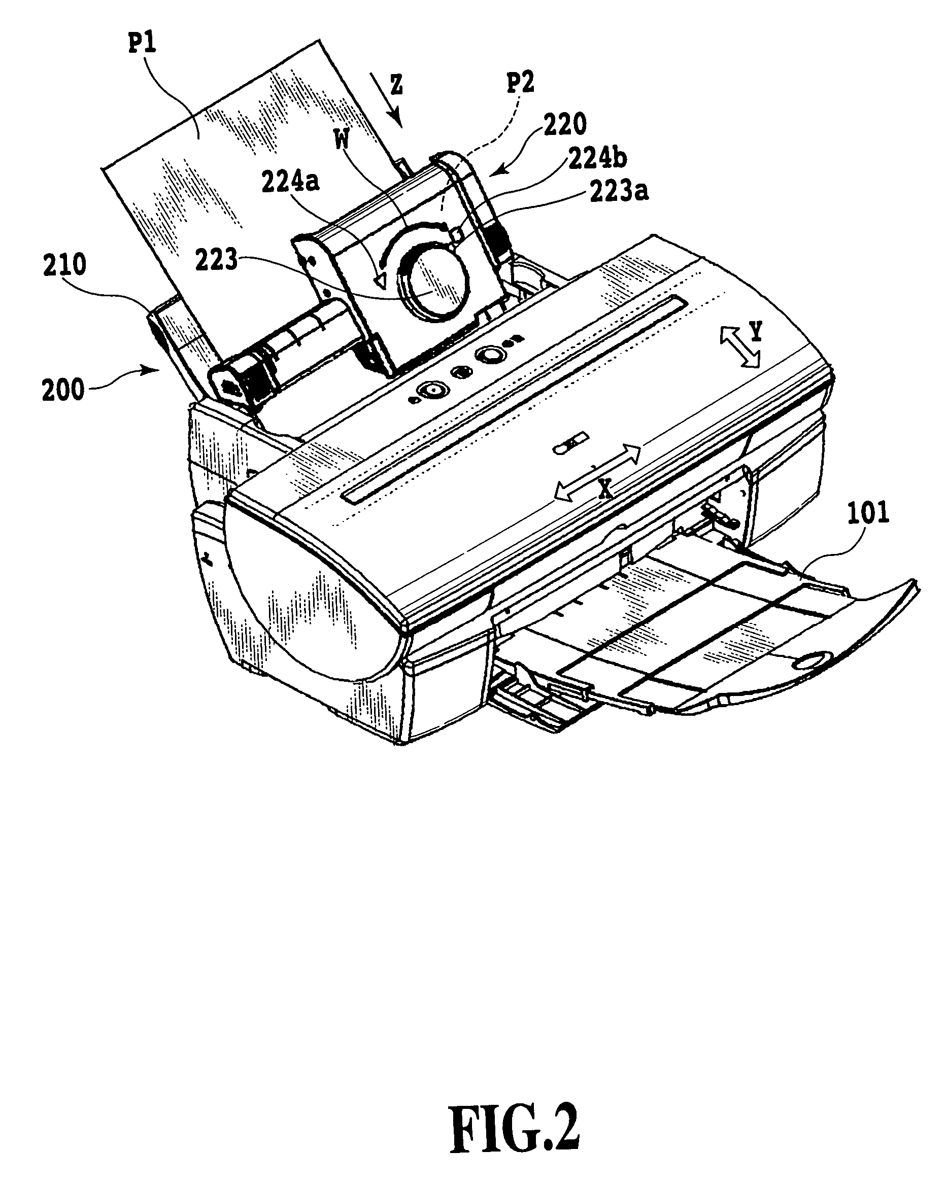 Printing apparatus capable of installing an optional unit for supplying print media