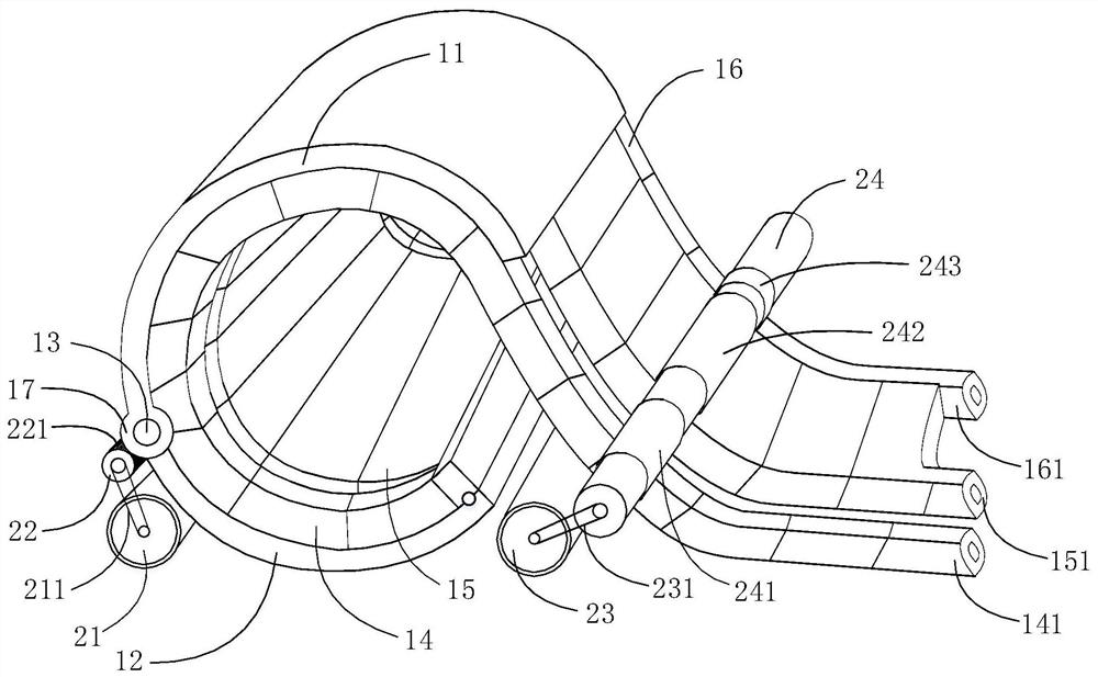 Electronic sphygmomanometer with automatic adjustment of arm barrel inner diameter