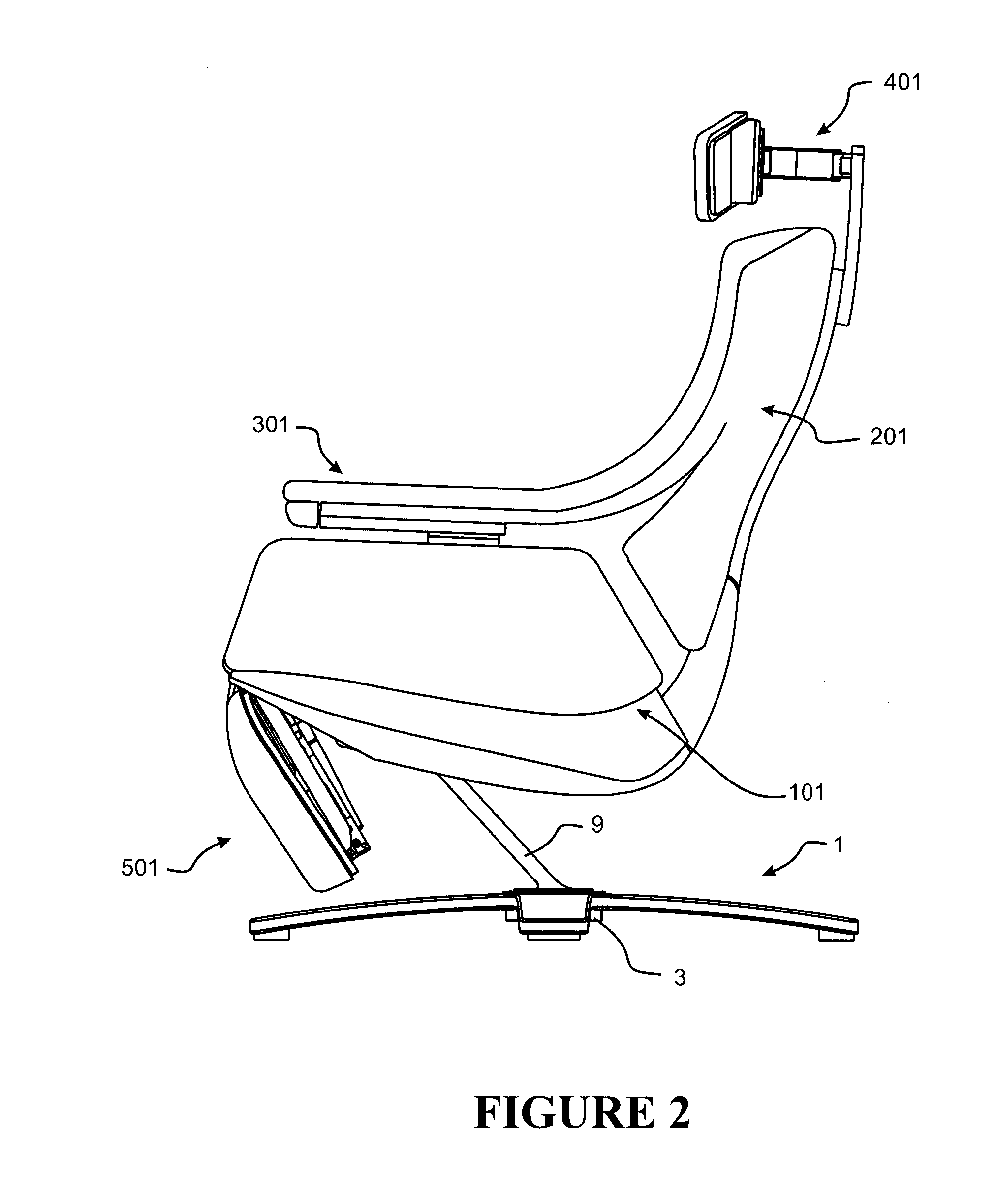 Chair and supports