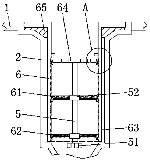 Environmentally friendly hotel sewage treatment device