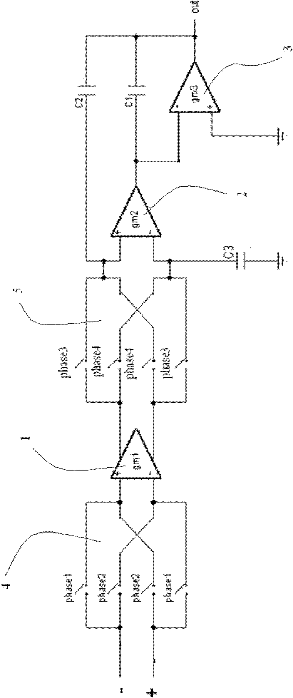 Sensor array readout circuit based on chopper technology