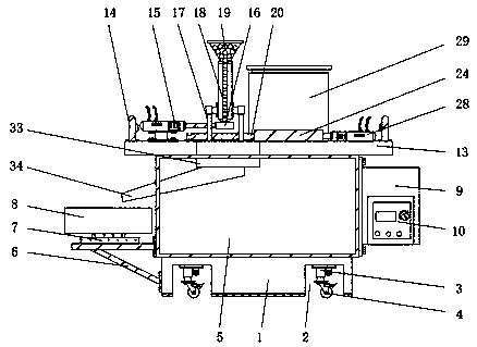 Automatic gas nail assembling equipment with high safety performance