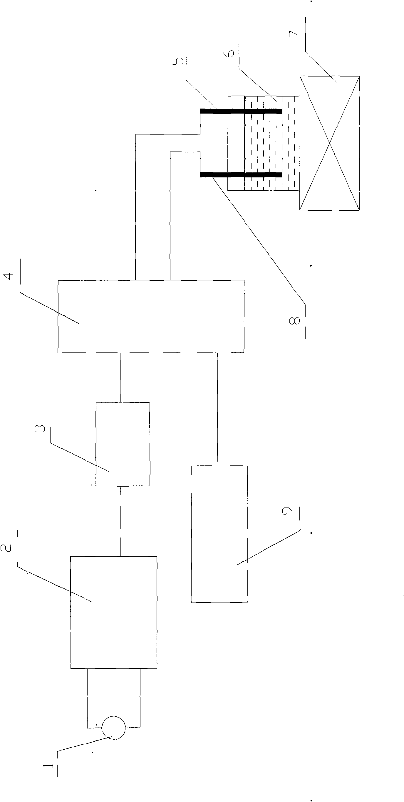 Method and device for treating dye wastewater employing periodic reverse electrocoagulation