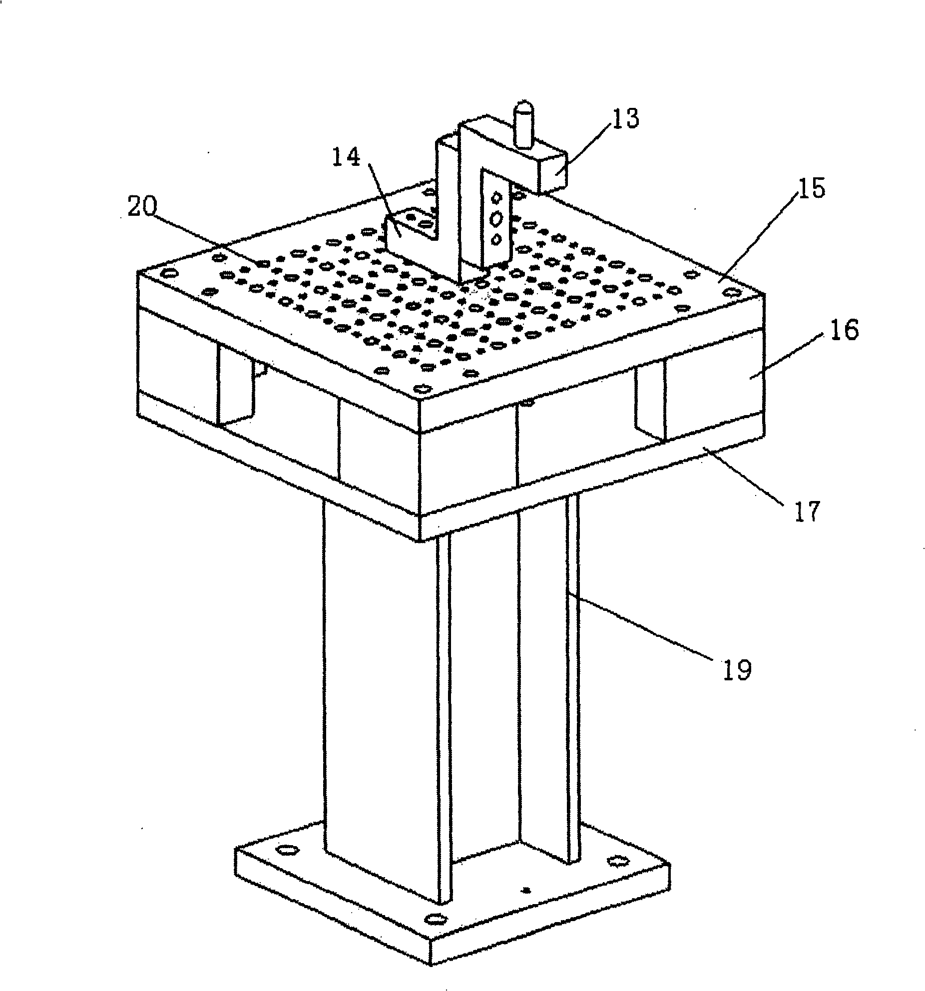 Flexible reconstruction automobile welding and assembling clamp