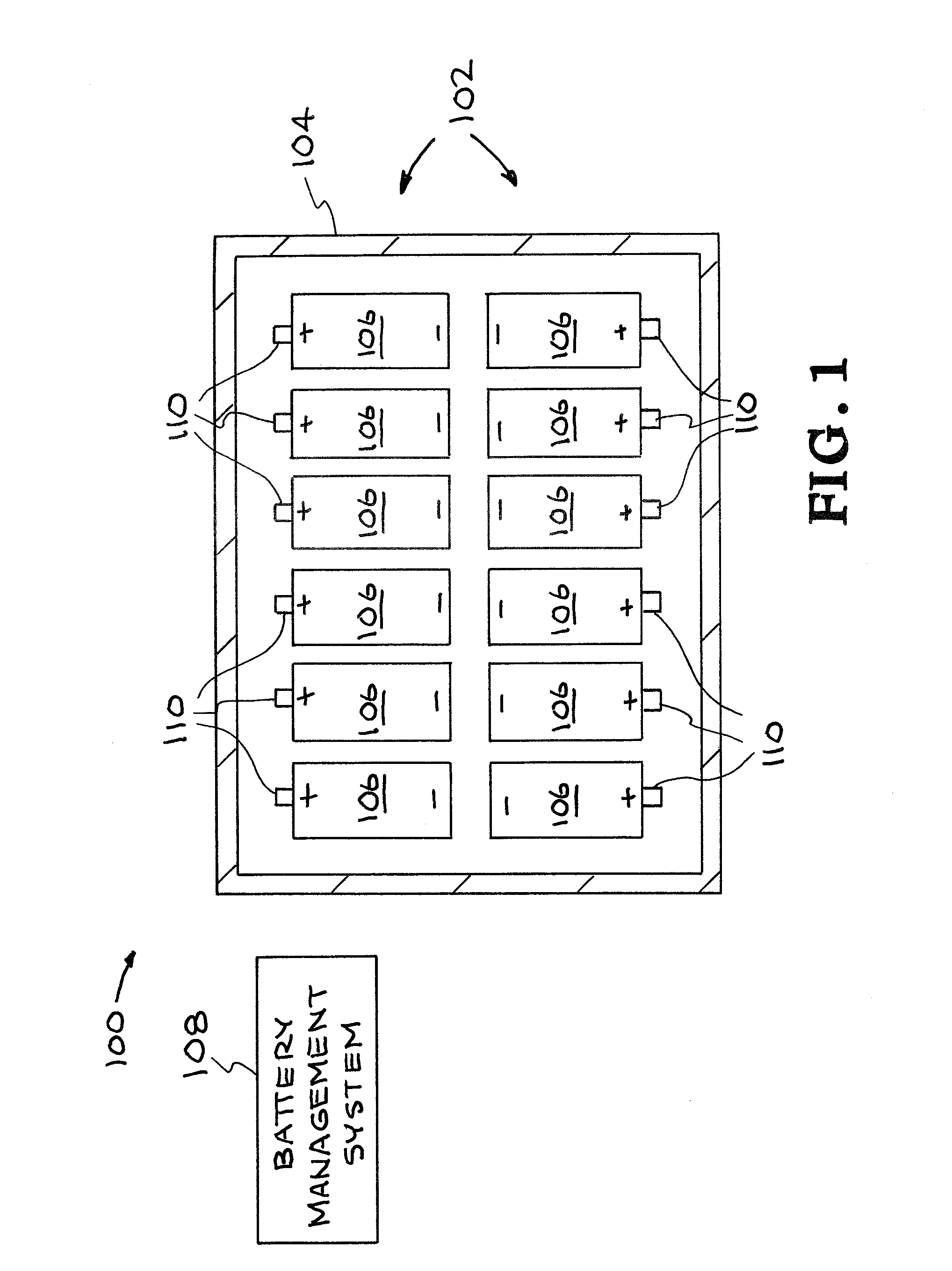 Battery management system with distributed wireless sensors