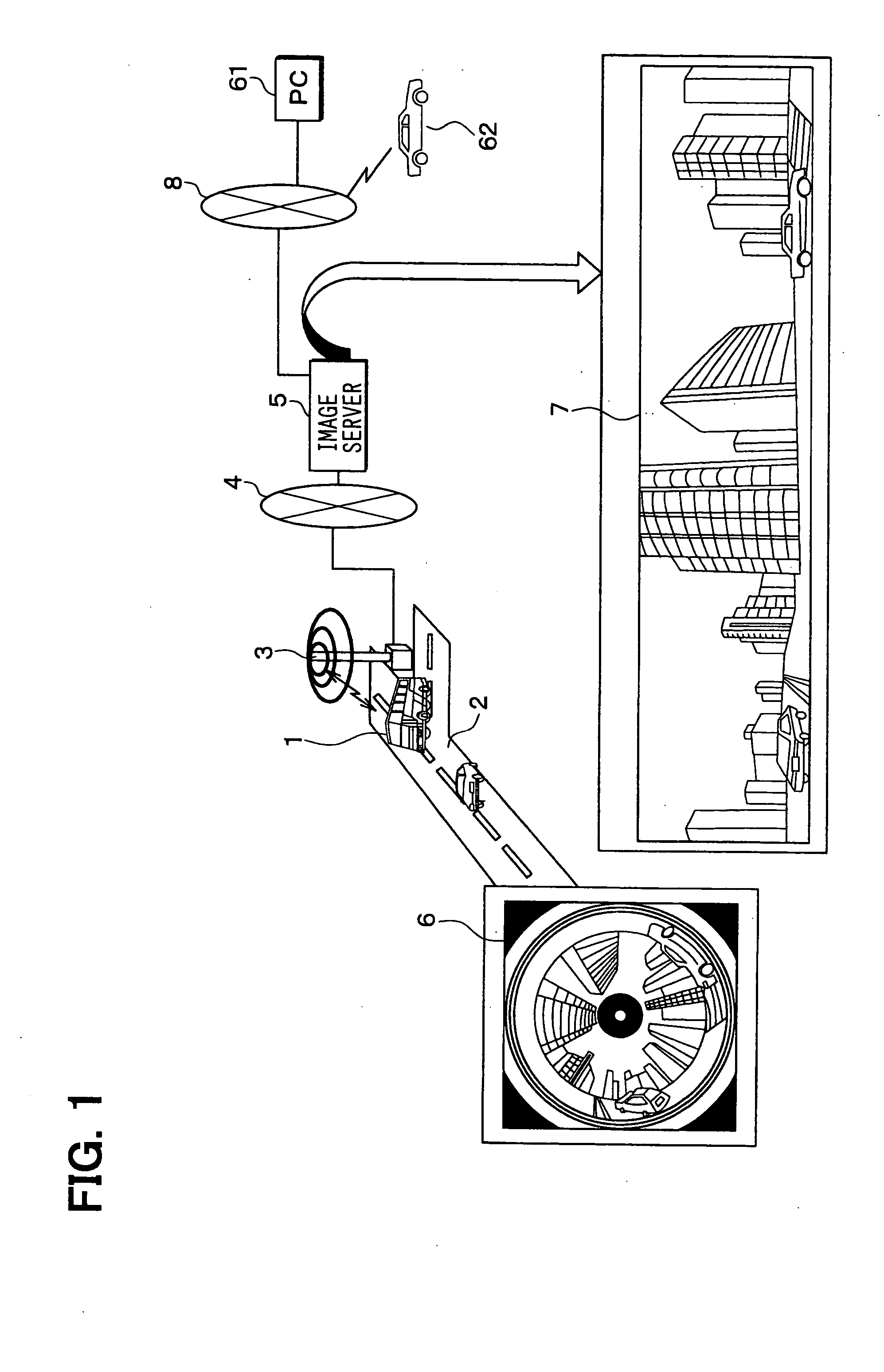 Image server, image acquisition device, and image display terminal