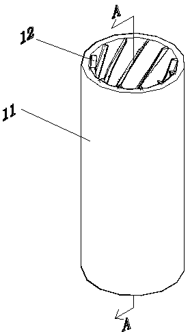 Pressure-stabilizing type inner spiral plastic pipe for building drainage vertical pipe