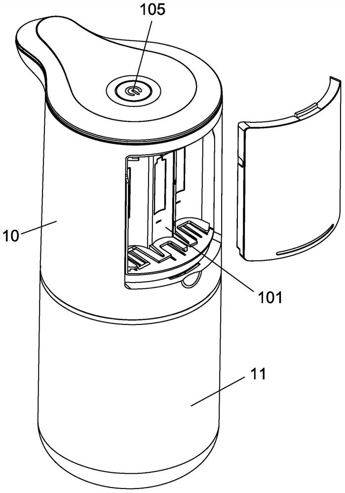 Pulsation type induction soap dispenser