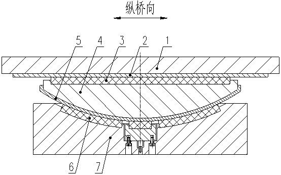 A vertical force-measuring bridge bearing and its force-measuring method