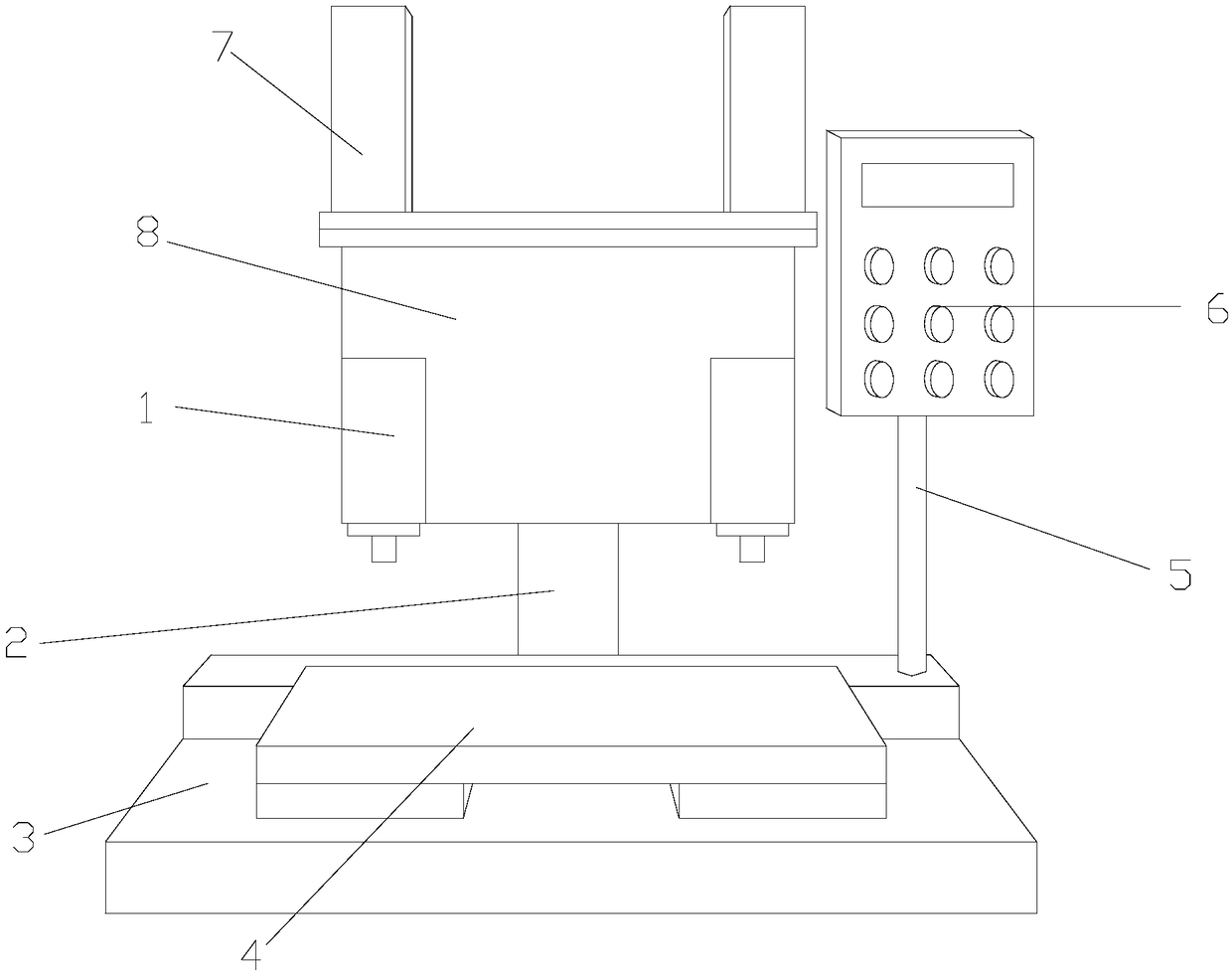 Automatic filling device for cosmetics