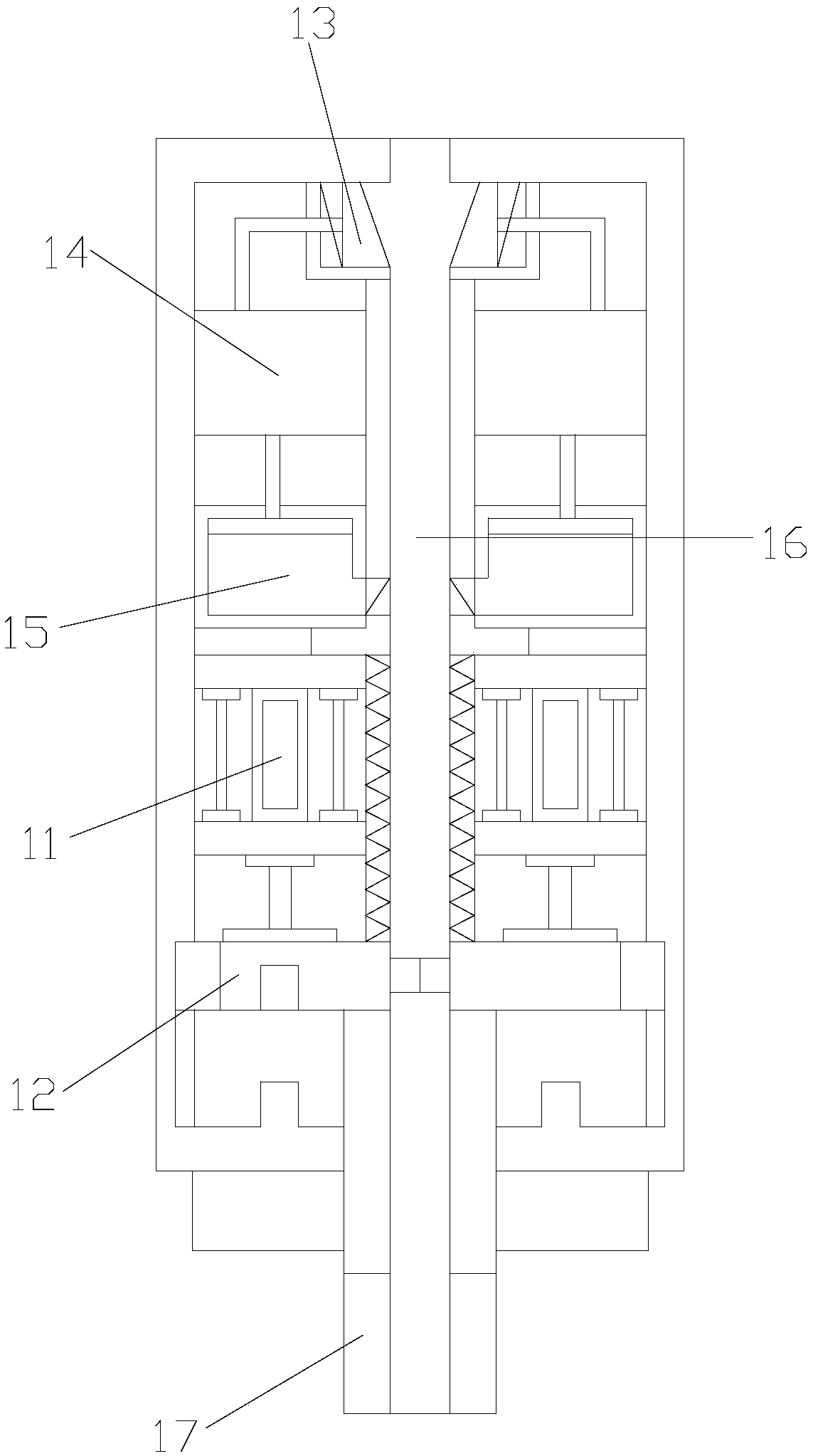 Automatic filling device for cosmetics