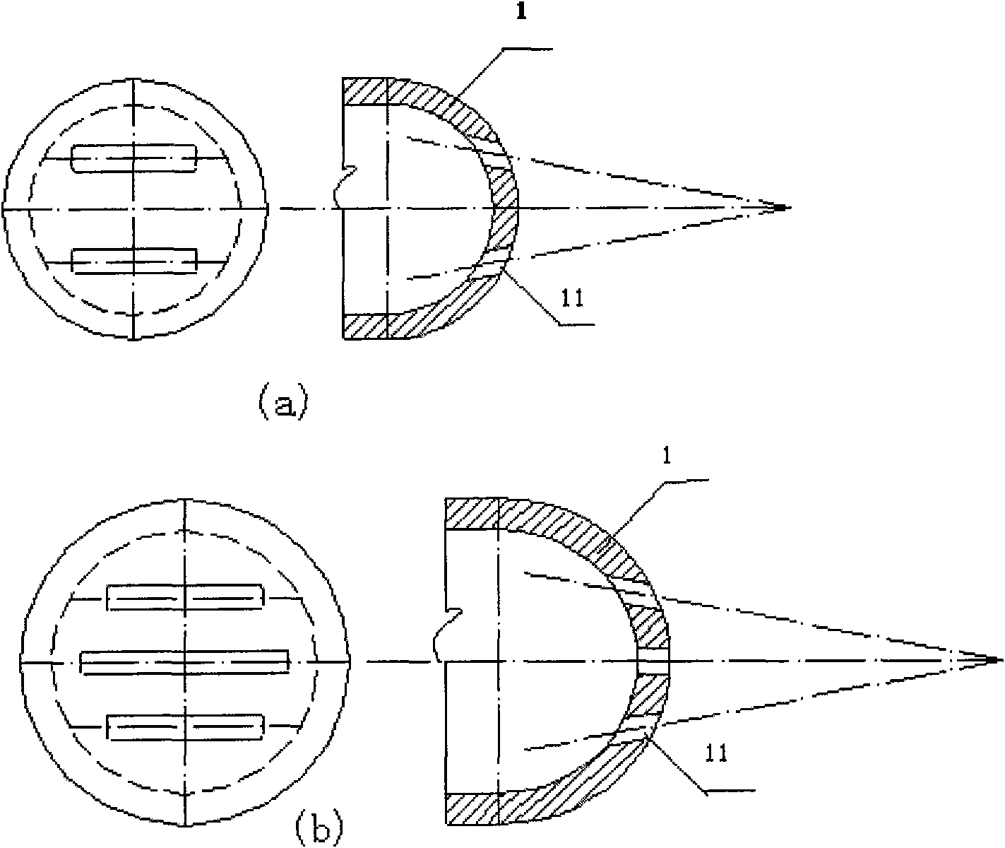 High treatment capacity feed atomizing nozzle