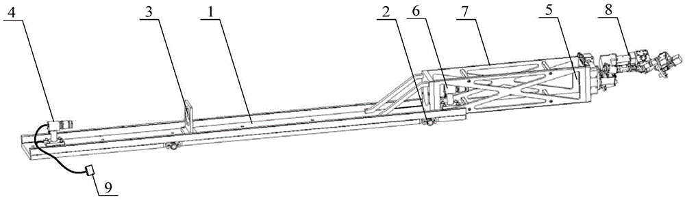 Laser fusion backscattered light beam analog device