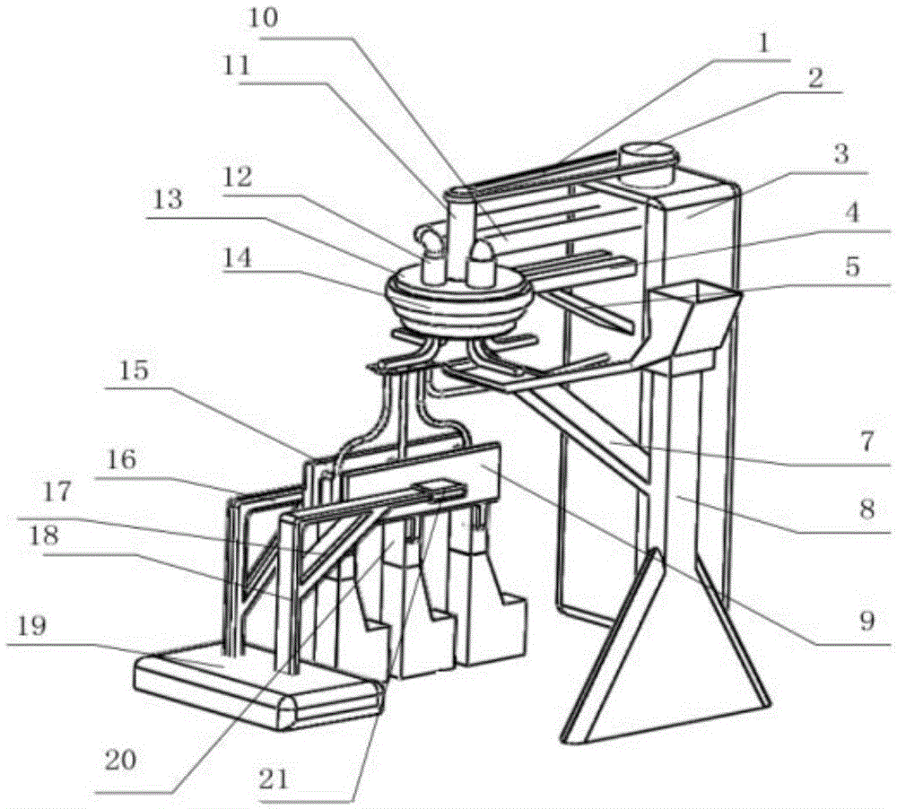 Seed separation device and seed vigor non-destructive testing system