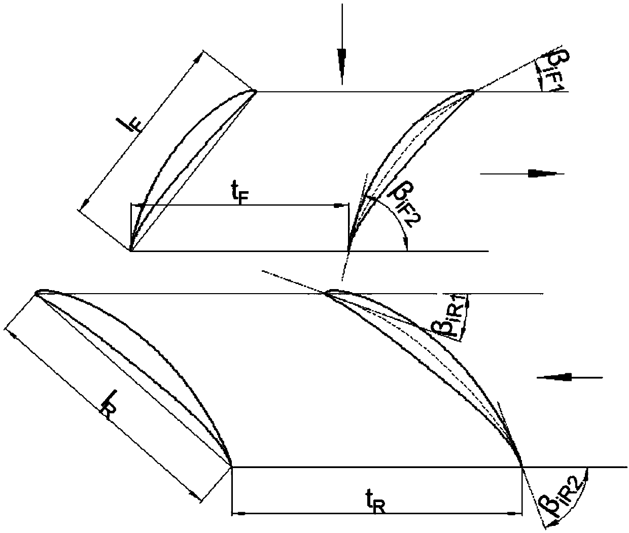 Efficient contra-rotating axial flow pump