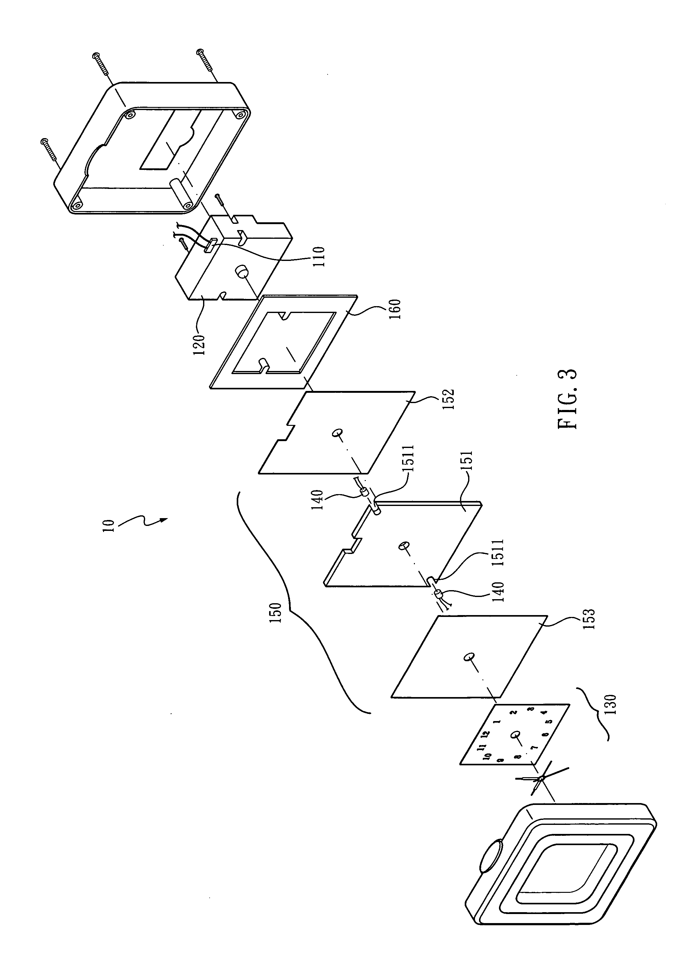 Indicator timepiece having light diffusing effect