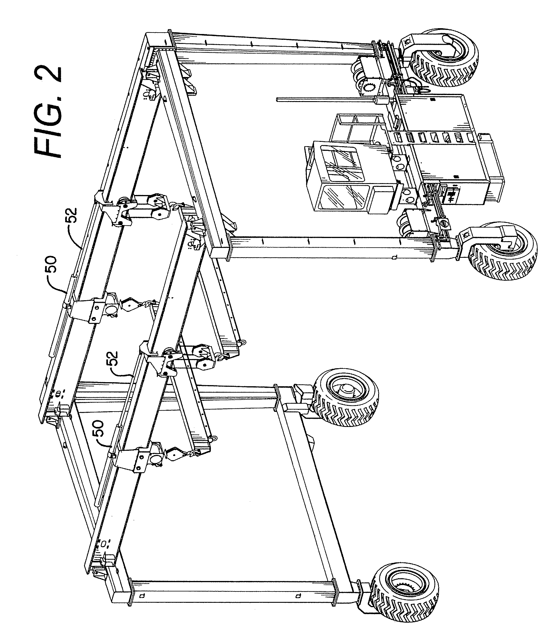 Panel turner for gantry crane