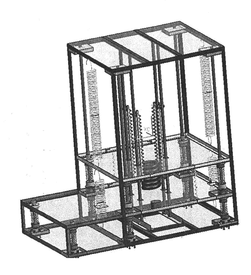 Method for realizing kinetic energy generation of electric automobile by using vibration