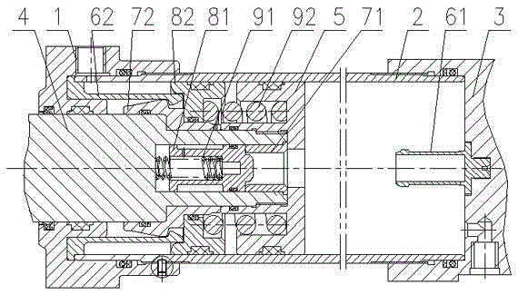 Closed Automatic Locking Mechanism of Elastic Claws for Hydraulic Cylinders