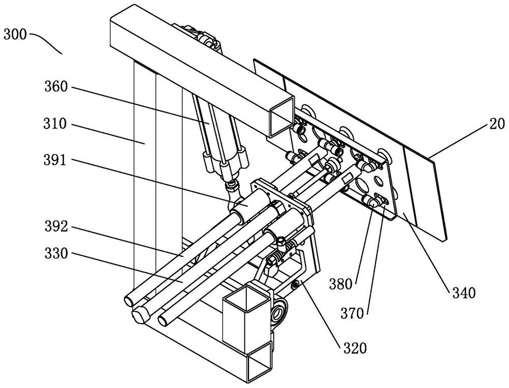 Partition plate placing device, boxing equipment and filling production line