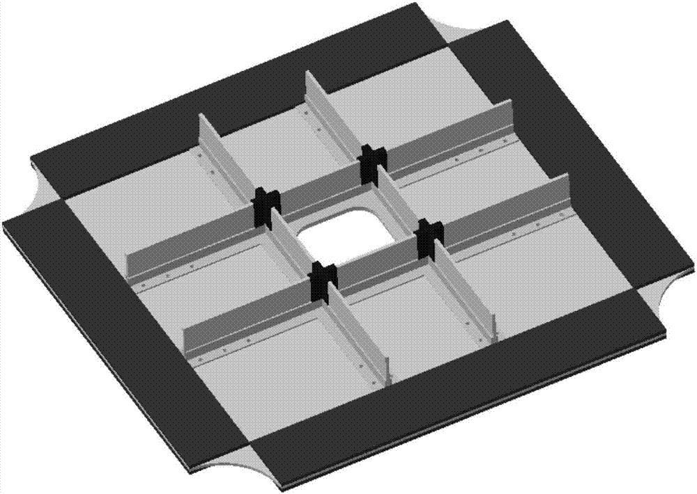 Multi-operating-condition failure load based composite structure uncertainty optimization method