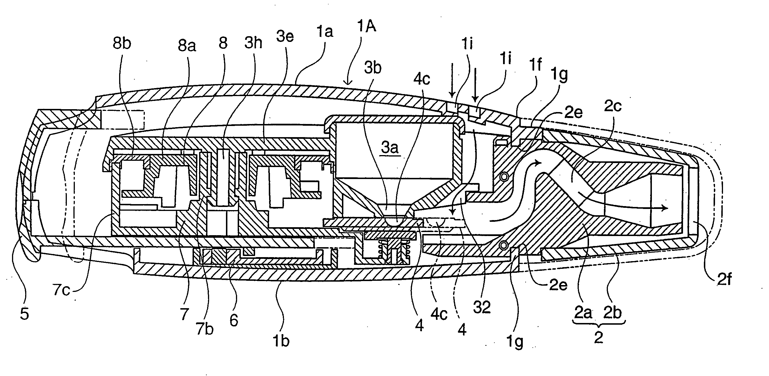 Powder inhalator