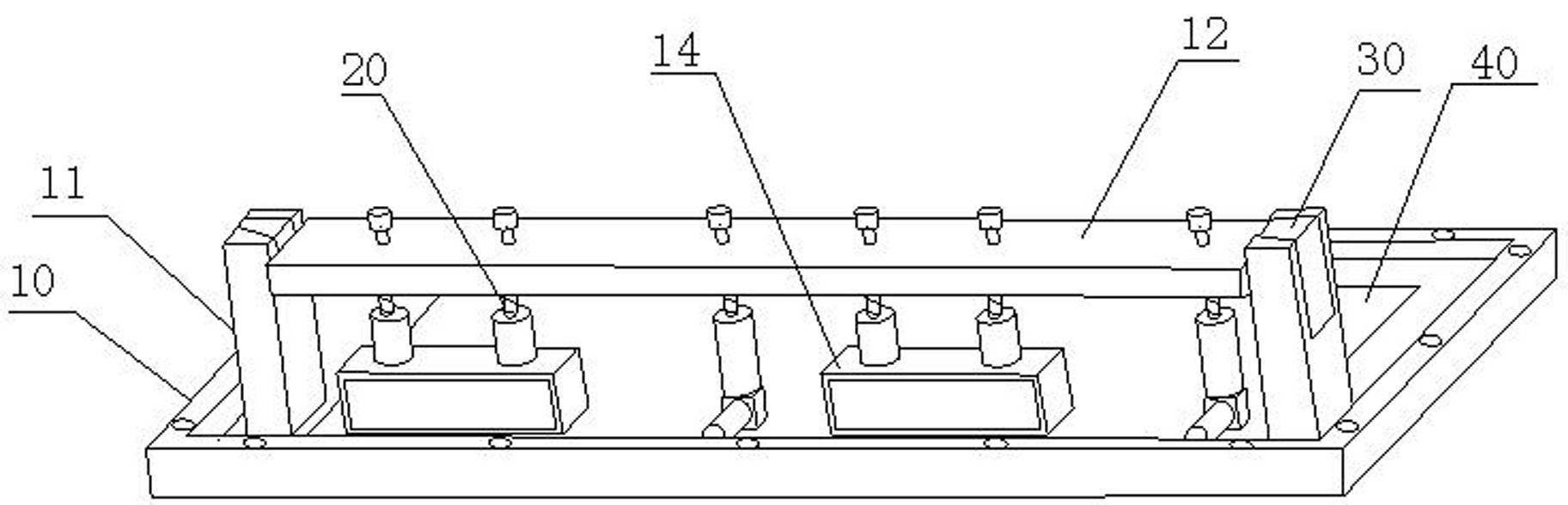 Anti-floating and anti-tilt tool in circuit board wave soldering process