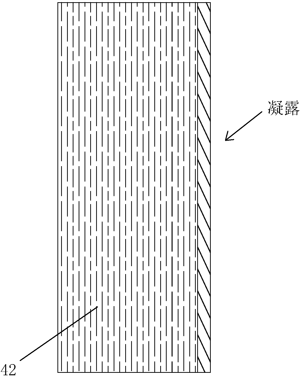 Waterproof and moisture permeable cloth with three-dimensional structure, production method and wall structure