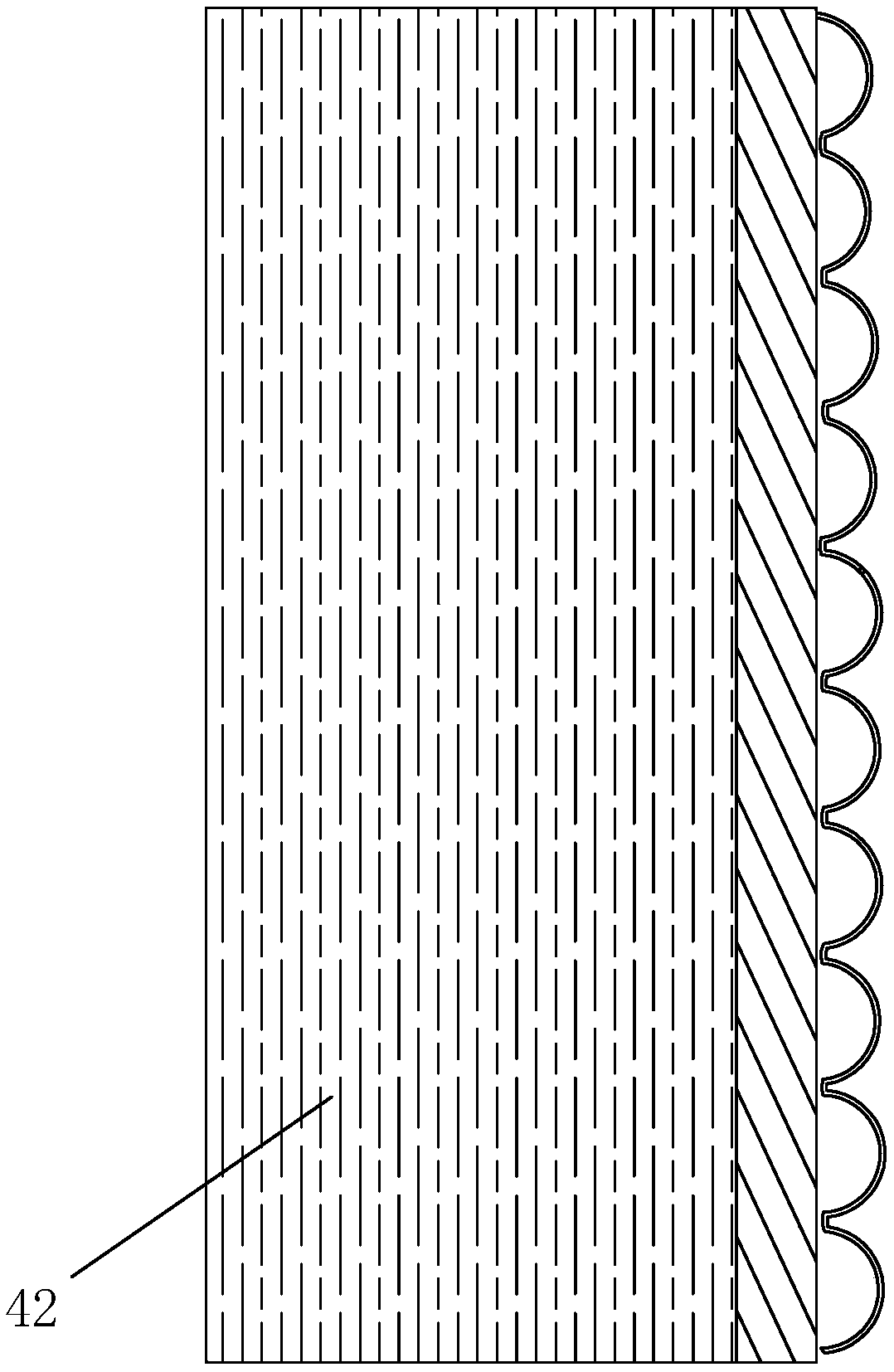 Waterproof and moisture permeable cloth with three-dimensional structure, production method and wall structure