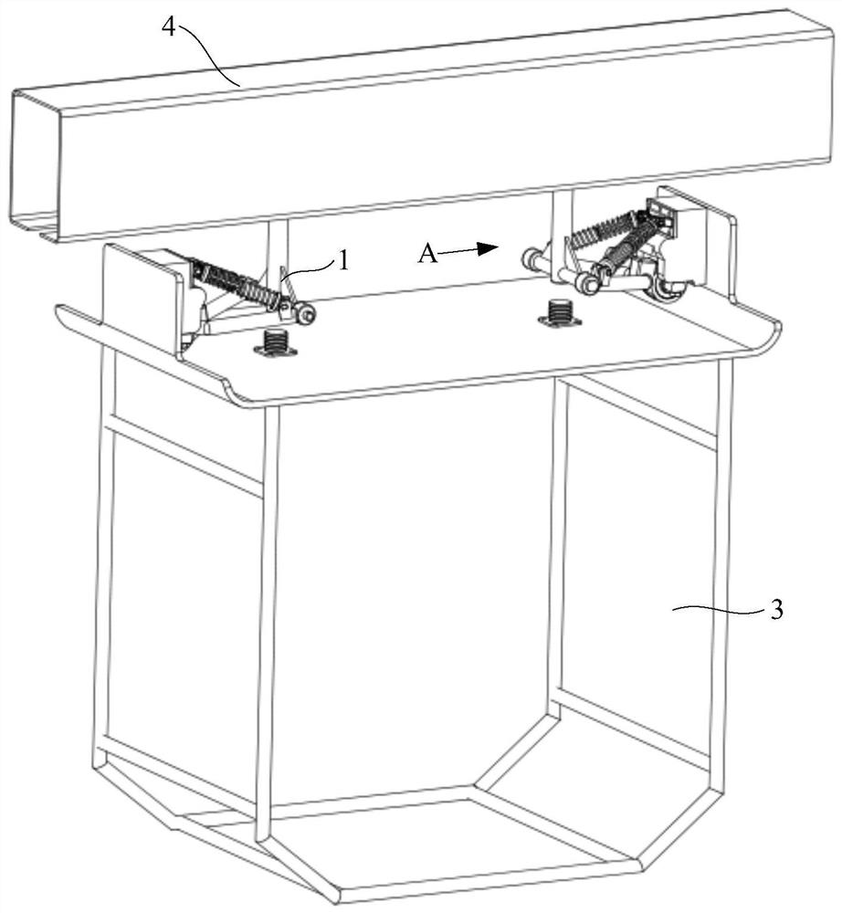 Micro-rail vehicle and suspension device thereof